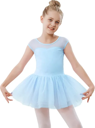 Stelle Leotardos de ballet para niñas, leotardo con falda tutú, vestido de tutú para baile (niño pequeñogrande)