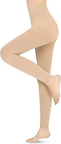 15-20 mmHg Compression Stockings for Women & Men, Footless Compression Pantyhose, Compression Leggings Support Hose for Varicose Veins, Swelling,