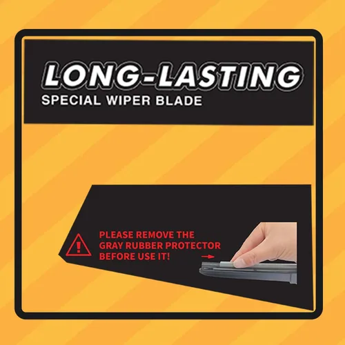Vista 5 de Limpiaparabrisas trasero de repuesto de equipo original de 16 pulgadas, limpiaparabrisas trasero (paquete de 1)