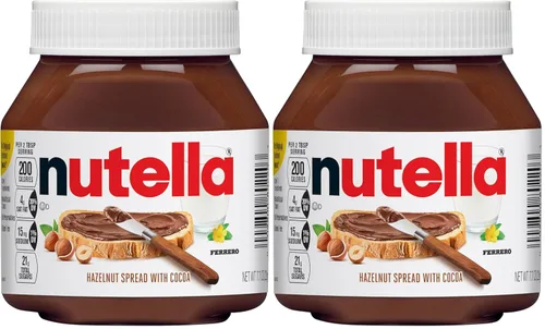 Vista 10 de Nutella Crema de avellana con cacao para el desayuno, tarro de 7.7 onzas