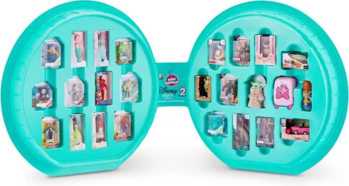 Vista 4 de ZURU Store & Display 30 Minis - Funda para coleccionista de Mini Brands de Disney 5 Surprise Series 2, viene con 5 exclusivos Mini's Mystery Real