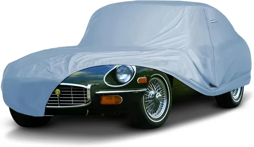 Vista 21 de iCarCover Funda de automóvil personalizada premium para Jaguar 420 1966-1969, resistente, impermeable, para todo tipo de clima, lluvia, nieve