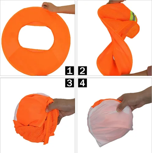 Vista 15 de TCCFCCT Protector Solar de Ala Completa con Malla para el Cuello, Visera Solar de Alta Visibilidad con Protección para el Cuello y Bandana Diadema