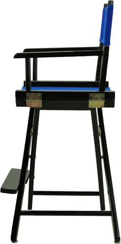 Vista 328 de Casual Home - Silla de director de 30 in, marco blanco, con lona color blanco, altura de barra