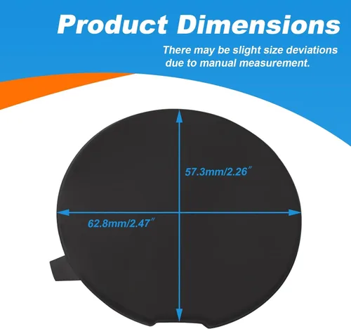 Vista 6 de Tapa de gancho de remolque para parachoques delantero compatible con Ford Explorer 2011 2012 2013 2014 2015 BB5Z17A900A BB5Z17A900APTM