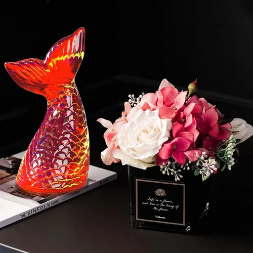 Vista 4 de Zayookey Molde de cola de sirena, molde de epoxi de cristal, cola de pez 3D, moldes de resina de silicona, molde de fundición de resina epoxi