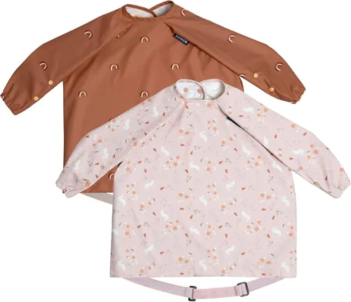 Vista 14 de BIBaDO - Baberos de manga larga para bebés - Bebés y niños pequeños de 6 a 36 meses - Babero de destete LED para bebés - Fácil de limpiar, suave e