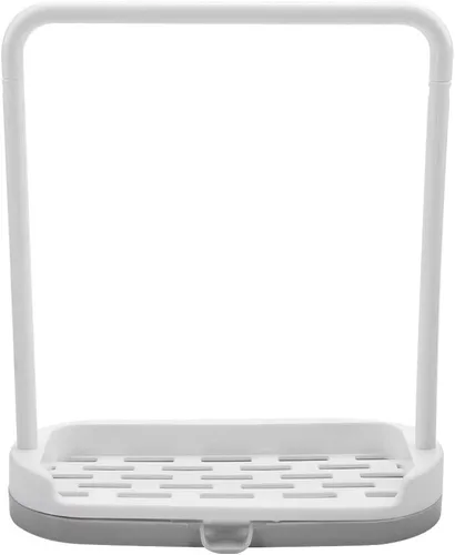 Toallero de cocina para encimera de cocina, soporte para trapo, soporte para trapo, barra desmontable de cocina, toallero, organizador de Gris