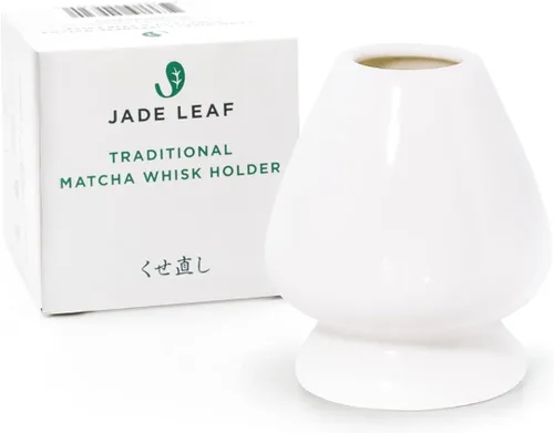 Vista 9 de Jade Leaf Matcha - Batidor tradicional de bambú (Chasen) + cuchara (Chashaku) - Juego de té de repuesto para la preparación frecuente de té verde