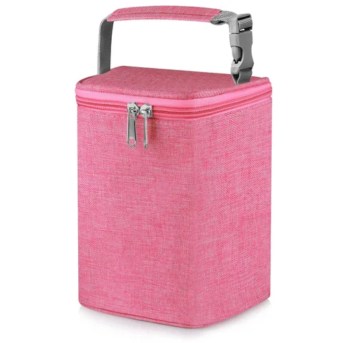 Vista 16 de Bolsa de refrigeración de leche materna Accmor, bolsas de refrigeración para biberones, bolsas de enfriador de biberón aisladas para llevar, cabe 4