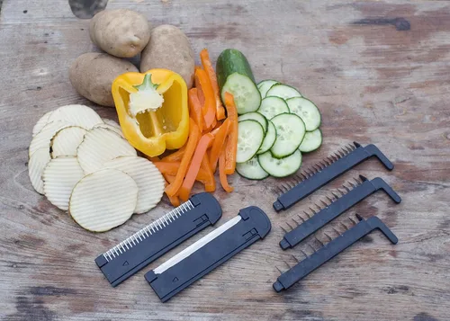 Vista 9 de Weston Cortadora de verduras de mandolina de acero inoxidable, plata