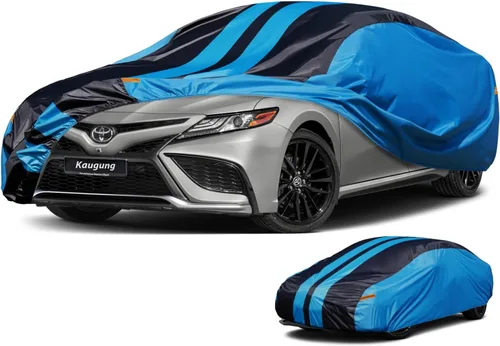 Vista 22 de Kaugung Funda impermeable para automóvil BMW Serie 3 (1999-2025), cubierta exterior completa para automóviles, ligera, resistente al sol, UV