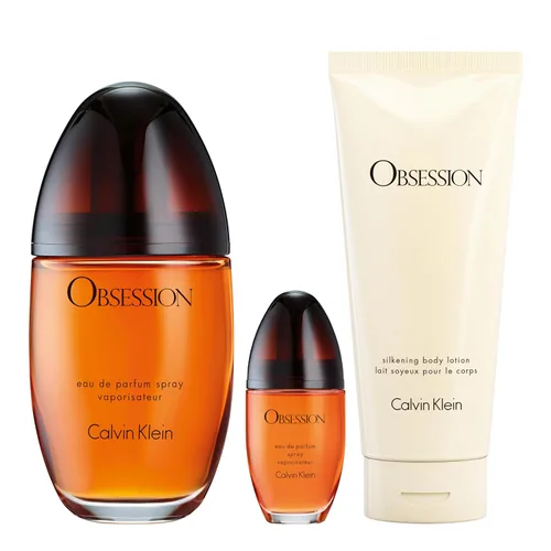 Vista 2 de Calvin Klein Obsession Eau de Parfum – Ambery – Perfume para mujer – con notas de mandarina, bergamota, jazmín y pachulí – Fragancia de larga