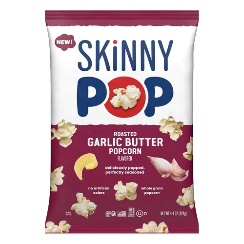 Vista 16 de SkinnyPop Palomitas de maíz, lima de aguacate, aperitivo de grano entero, aperitivo sin lácteos, bolsa de 4.4 onzas