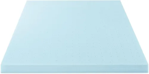 Vista 8 de Best Price Mattress Cubrecolchón de espuma viscoelástica ventilada de 4 pulgadas, infusión de gel refrescante, certificado CertiPUR-US, esenciales
