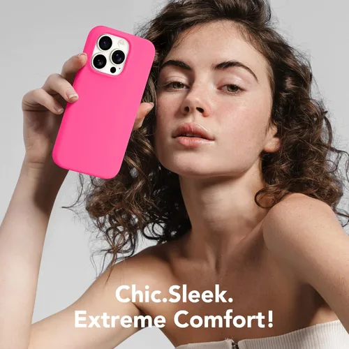 Vista 568 de GONEZ Funda magnética para iPhone 14, compatible con Magsafe, con protector de pantalla + protector de cámara, forro de microfibra antiarañazos