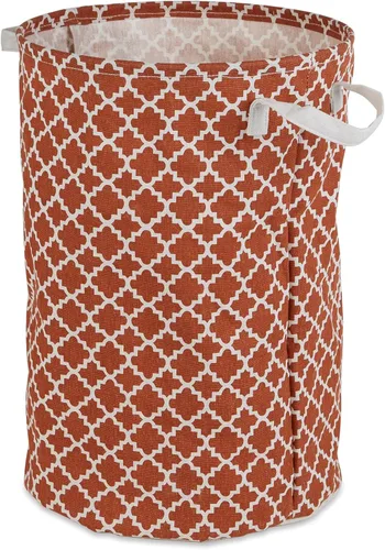 Vista 12 de DII Laundy Collection, cubo plegable recubierto de polietileno, celosía aguamarina, cesta para la ropa sucia