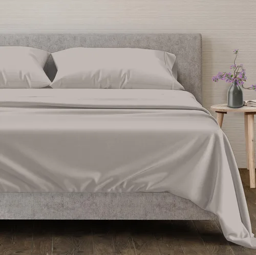 Vista 19 de Mayfair Linen Juego de sábanas de 100% algodón egipcio, tamaño individual (paquete de 2) – Sábanas de lujo blancas de 600 hilos, tamaño individual