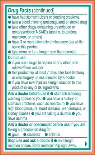 Vista 8 de Bayer Aspirina dosis baja 81 mg tabletas masticables para aliviar el dolor, sabor naranja, 216 tabletas (paquete de 6)