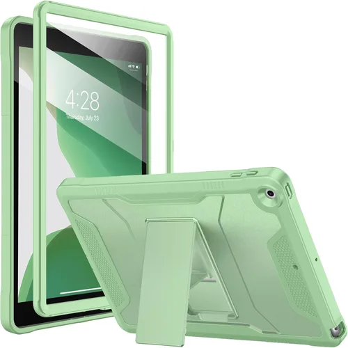 Vista 12 de Soke Funda para iPad de 9ª/8ª/7ª generación de 10.2 pulgadas (versión 2021/2020/2019), con protector de pantalla integrado y soporte, funda