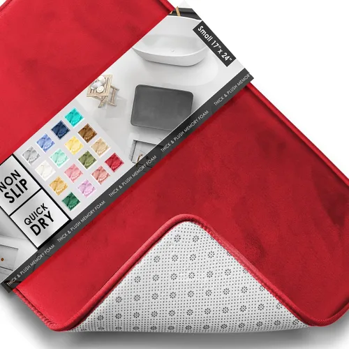 Vista 149 de Clara Clark tapete para baño, regadera o tina, de gomaespuma, negro, antiderrapante