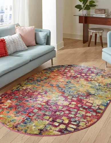 Vista 10 de Rugs.com Sevilla Collection - Alfombra mediana de 2 x 3 pies, perfecta para entradas, cocinas, rincones de desayuno, piezas de acento