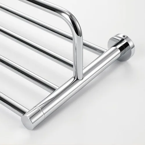 Vista 4 de Towel Rack Chrome with Single Towel Bars for Bath Wall, Towel Racks for Bathroom, Bathroom Towel Holder, Bathroom Towel Bar, Wall Towel Racks for