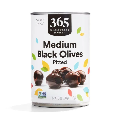 365 by Whole Foods Market, Aceitunas maduras medianas sin hueso, 6 onzas