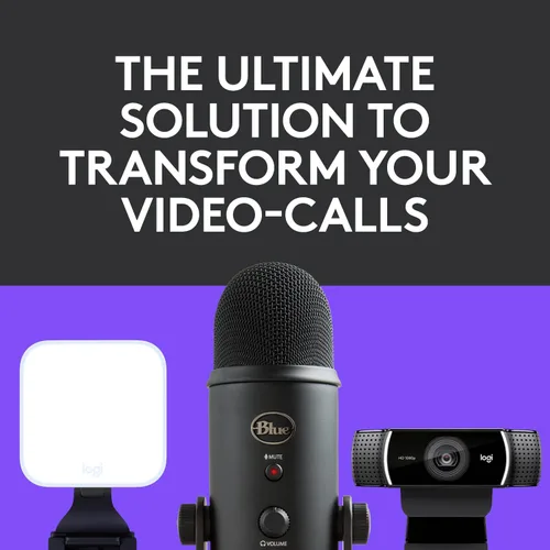 Vista 2 de Blue Yeti - Paquete de equipo para PC, Mac, videojuegos, grabación, transmisión, pódcasts y estudio, condensador de computadora, efectos Blue VO!CE