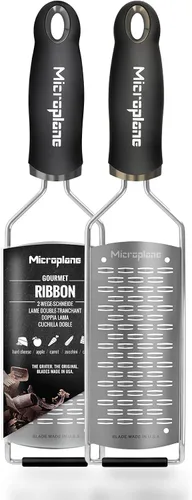 Vista 19 de Microplane Gourmet Series - Rallador de queso grueso, 1 unidad (paquete de 1), color plateado