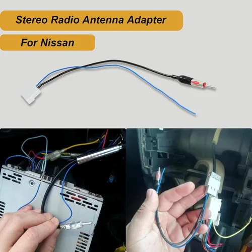 Vista 6 de RED WOLF Adaptador de antena de radio estéreo para Nissan Frontier/Pathfinder/Titan 2008-2020, Infinit QX60/G37 2010-2014