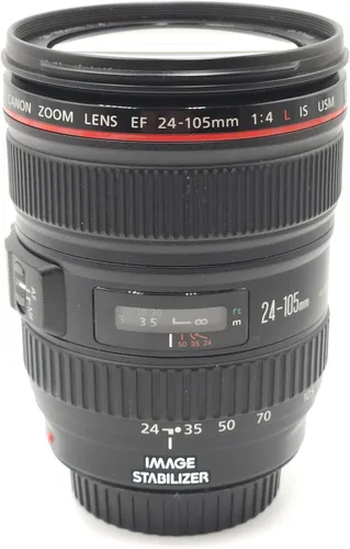 Vista 2 de Canon EF Lentes de 0.9-4 pulgadas, f/4, L IS USM, para cámaras Canon EOS SLR.