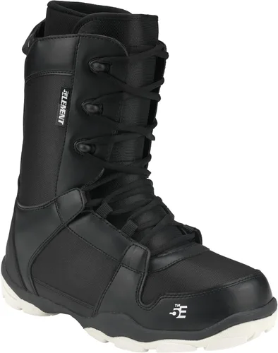 Vista 9 de 5th Element ST - Botas de snowboard con cordones y dial para hombre - Negro, compatibles con fijaciones de snowboard con correas - Forros