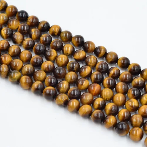 Vista 3 de 6mm Cuentas Redondas de Granate para Hacer Joyería DIY, Poder Curativo de Cristal, Piedras Preciosas Sueltas para Hacer Pulseras y Collares, Hilo