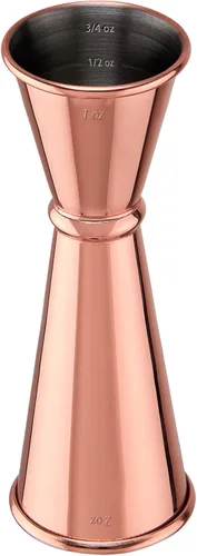 Vista 12 de Medidor para barman, Briout Jigger doble de cóctel japonés de primera calidad, acero inoxidable grado alimenticio 304, 2 OZ 1 OZ con mediciones