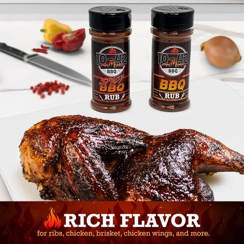 Vista 4 de 10-42 BBQ Rub Variety Pack Juego de barbacoa, pechuga y picante