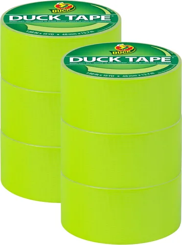 Vista 18 de Cinta adhesiva Duck Brand Duck de color, 6 rollos, Rosa bebé (240976_C)