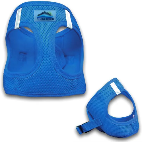 Vista 2 de Doggie Design Arnés para perro – Arnés para perro sin estrangulamiento, chaleco para perro, malla de poliéster, arnés para mascotas, diseño simple