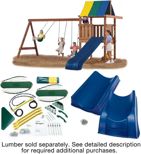 Vista 2 de Wrangler Kit de equipo de columpio hazlo tu mismo, Amarillo