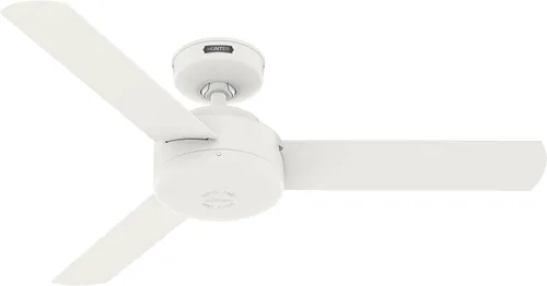 Vista 21 de Hunter Presto, ventilador de techo, para interiores, sin luz, moderno, 44 pulgadas, gris paloma
