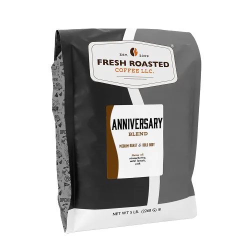 Vista 145 de Fresh Roasted Coffee, Caballero Negro Orgánico USDA Orgánico, Kosher Tostado oscuro 2 lb (32 oz) Molido