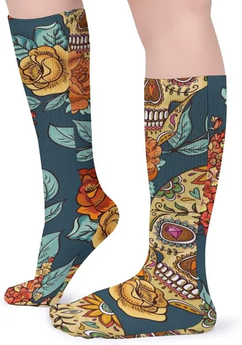 Vista 4 de Personalized Couple Socks, All Season Casual Sports Breathable Socks For Men And Women