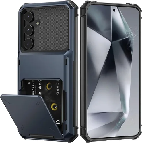 Vista 24 de Nvollnoe Funda para Samsung S23 con tarjetero 5G de 6.1 pulgadas, delgada, de doble capa, resistente, protector para Galaxy S23, funda con ranura