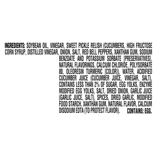 Vista 3 de Kraft Aderezo de mayonesa de pepinillo, botella de 12 onzas líquidas
