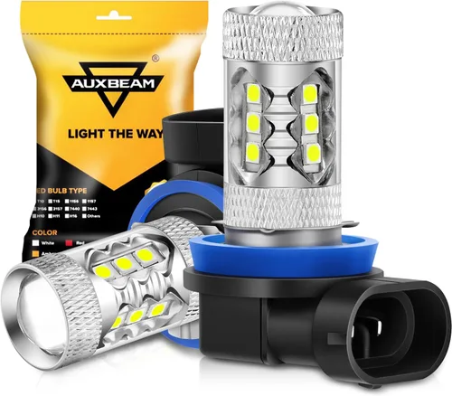 Vista 5 de Auxbeam H 11 Luz antiniebla, Azul hielo