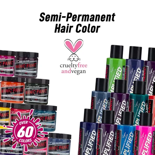 Vista 12 de Manic Panic - Crema clásica para teñir los cabellos de color naranja psicodélico y estilo atardecer. Fórmula semi-permanente.