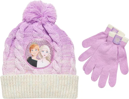 Vista 16 de Disney Girls' Mitten and Glove Set Azul (Blue Glove)
