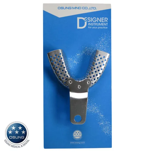 Vista 5 de Osung TARML - Bandeja de impresión dental, regular, aluminio, M-inferior