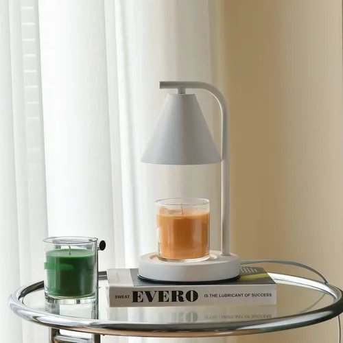 Lámpara calentadora de velas, calentador eléctrico de velas para cumpleaños, para mamá, mujer, decoración del hogar, dormitorio, calentador de cera