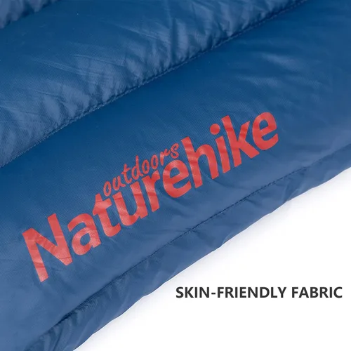 Vista 3 de Naturehike Saco de dormir de plumón 800 de potencia de relleno ligero compacto para mochileros, camping, senderismo, viajes, con saco de compresión